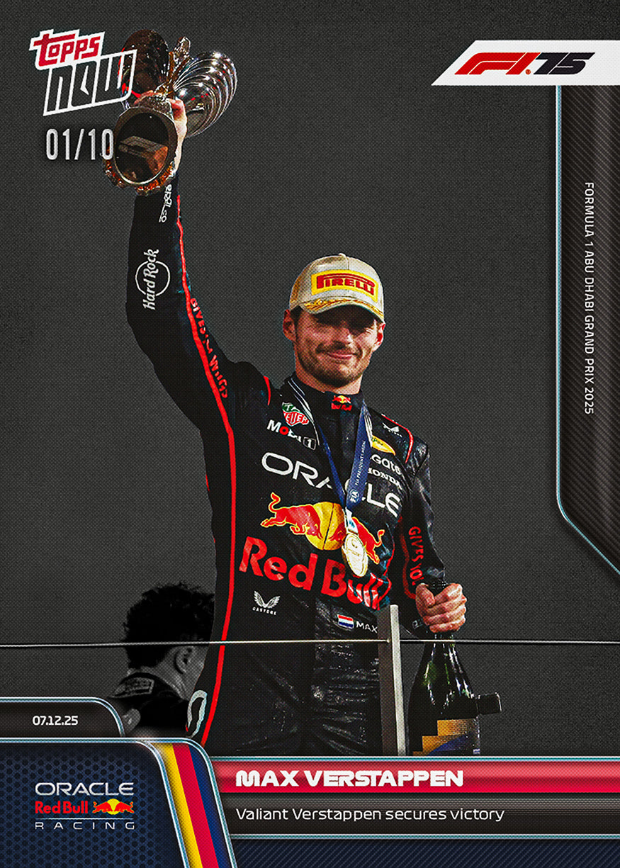 Max Verstappen - 2025 Formula 1 Topps NOW - Card 88 - PR: 3257 - Image 4