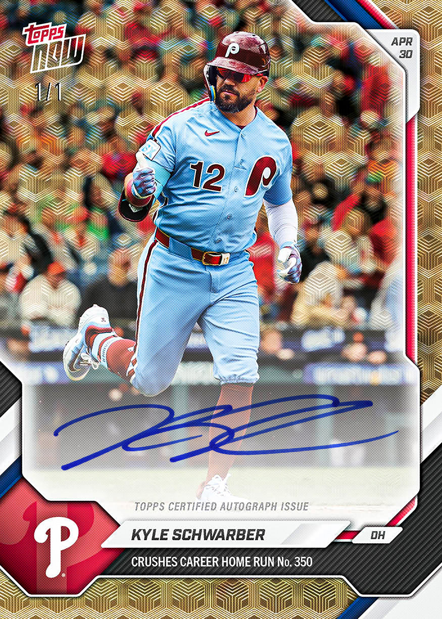 Kyle Schwarber - 2026 MLB Topps NOW - Card 142 - PR: 2409 - Image 2