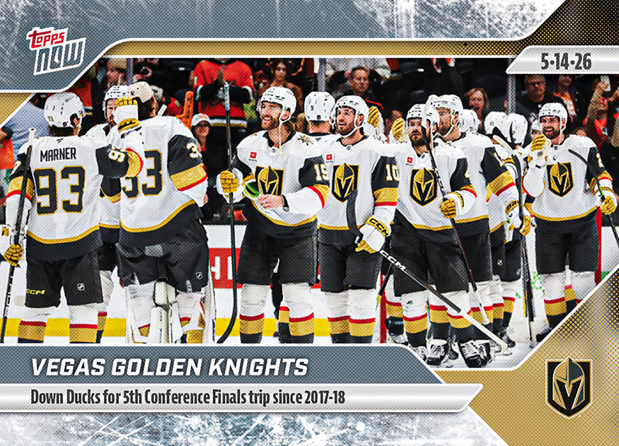 Vegas Golden Knights - 2025-26 NHL Topps NOW - Sticker # 174 Pack - PR: 205