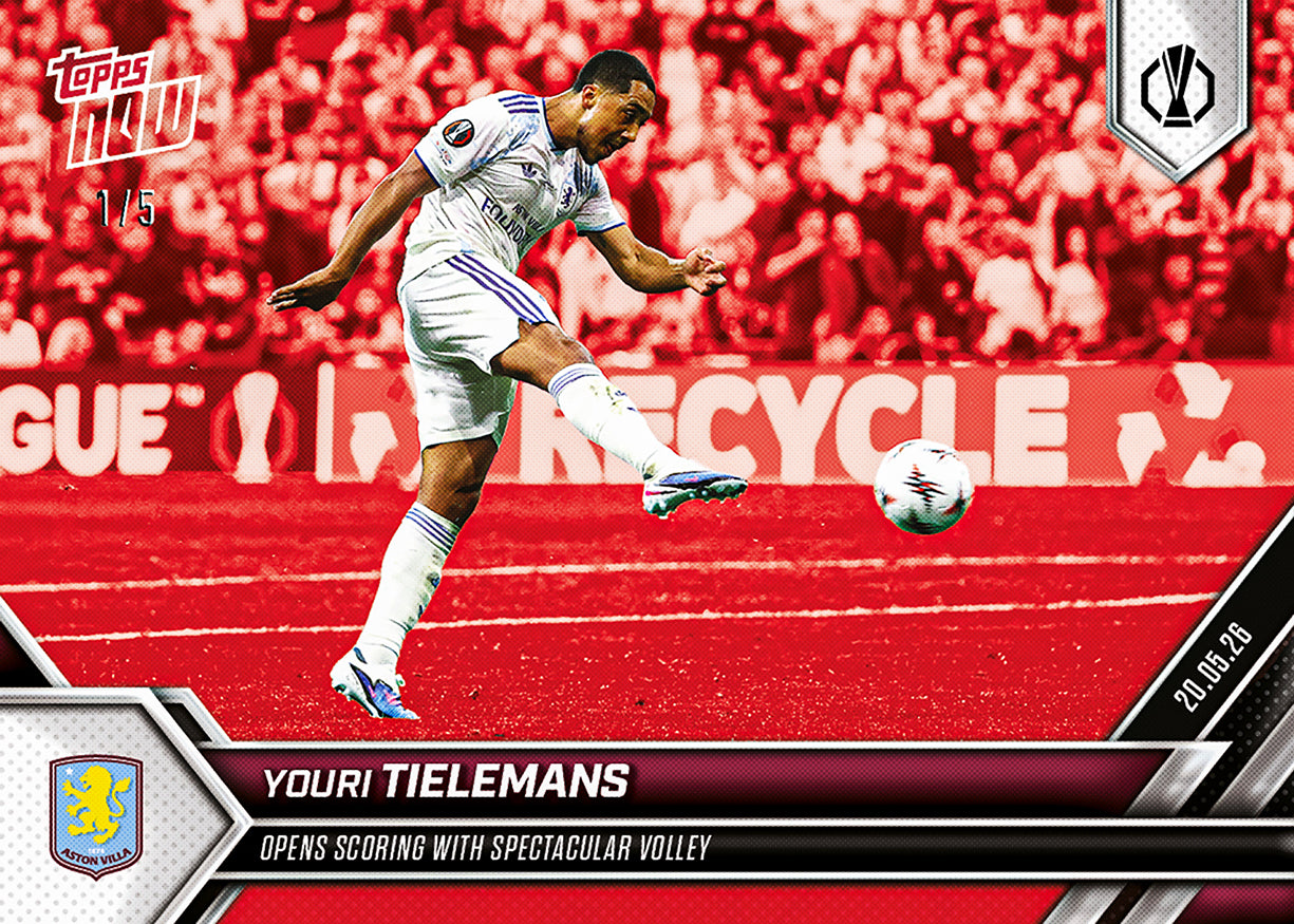 Youri Tielemans - 2025-26 UEL Topps NOW - Card 33 - PR: 549 - Image 5