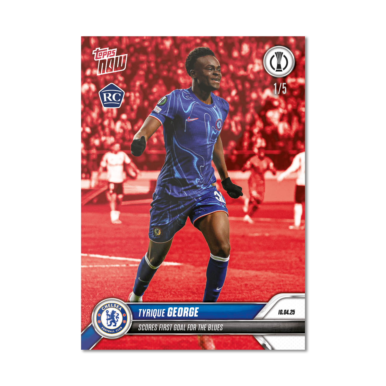Tyrique George - 2024-25 UECL Topps NOW - Card 8 - PR: 611 - Image 3