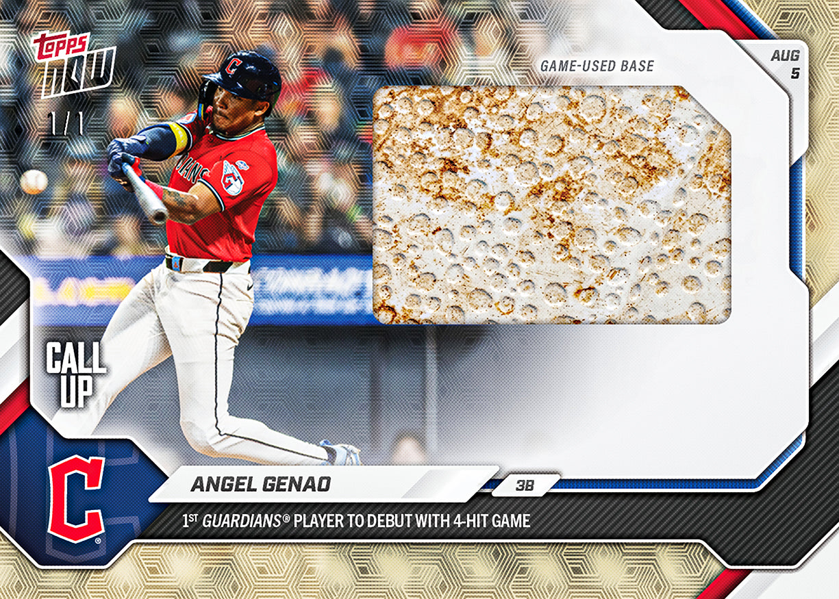 Angel Genao - 2026 MLB Topps NOW - Card 524 - PR: 3417 - Image 2
