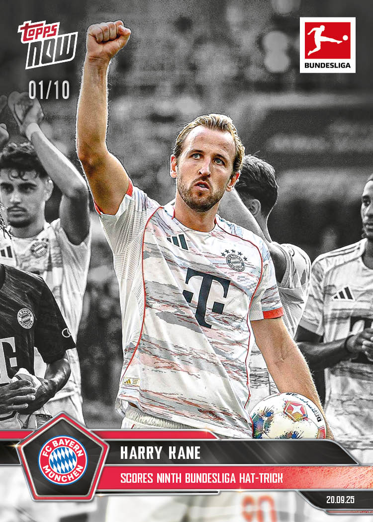 Harry Kane - 2025-26 Bundesliga Topps NOW - Card 27 - PR: 317 - Image 4
