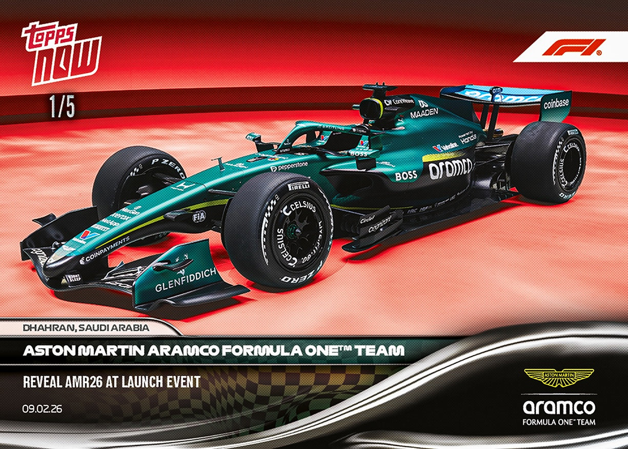 Aston Martin Aramco Formula One™ Team - 2026 Formula 1 Topps NOW - Card 10 - PR: 1482 - Image 4