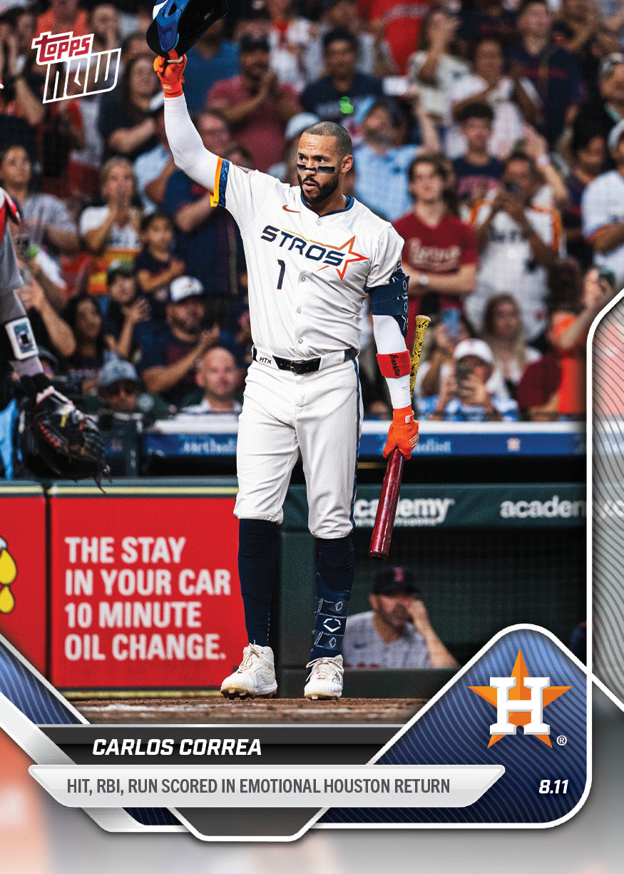 Carlos Correa - 2025 MLB Topps NOW - Card 548 - PR: 640
