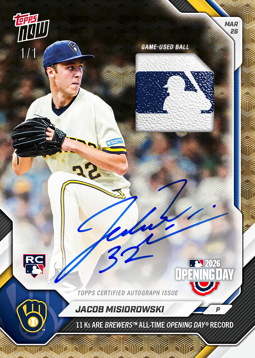 Jacob Misiorowski - 2026 MLB Topps NOW - Card 4 - PR: 10161 - Image 2