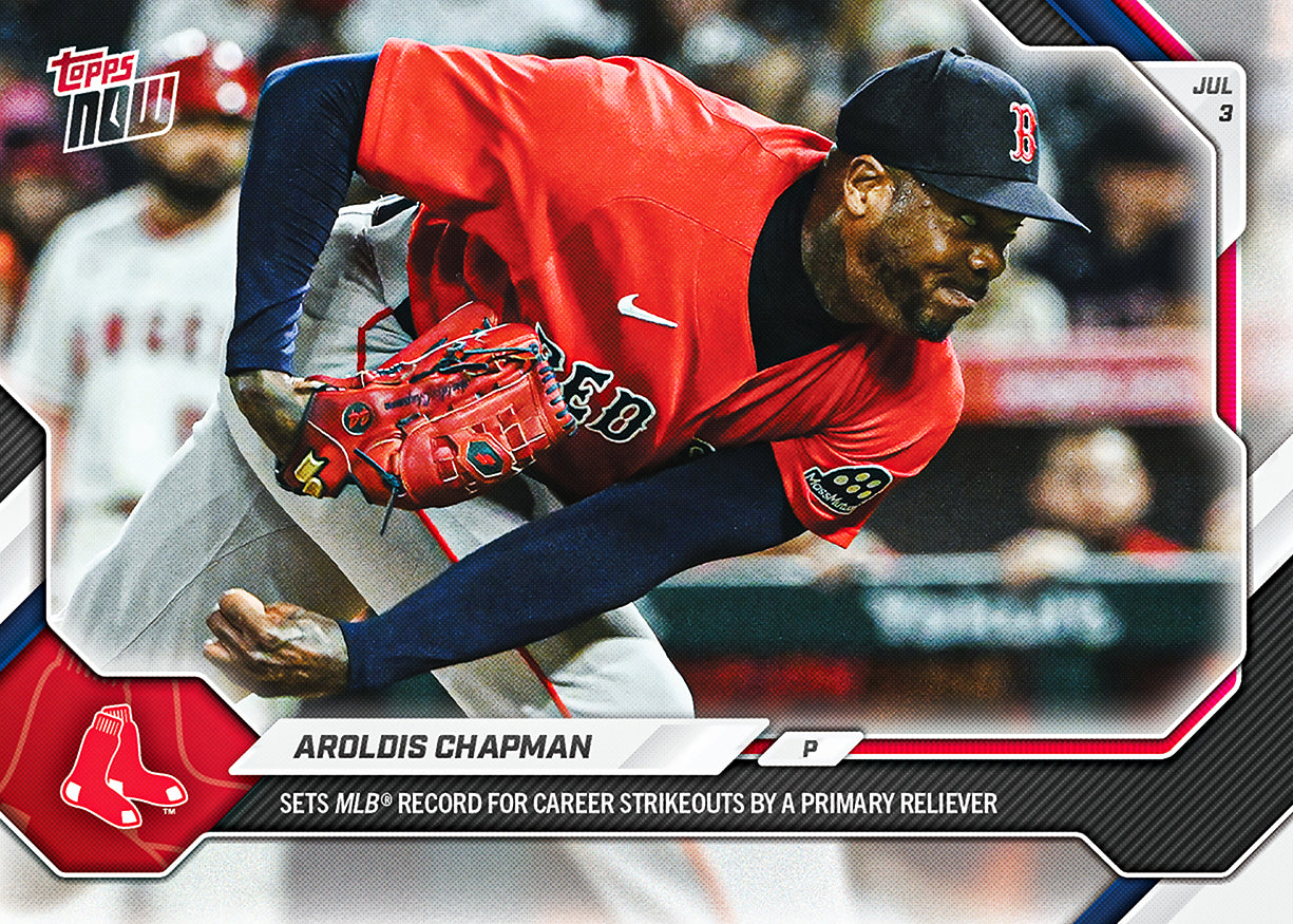 Aroldis Chapman - 2026 MLB Topps NOW - Card 412 - PR: 1160