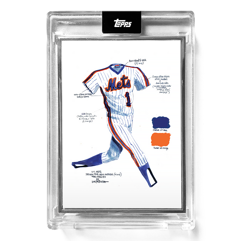 2021 Topps x ESPN 30for30 - “Once Upon a Time in Queens” - Card #1 - The Uniform by Joey Paints - Artist Proof # to 86