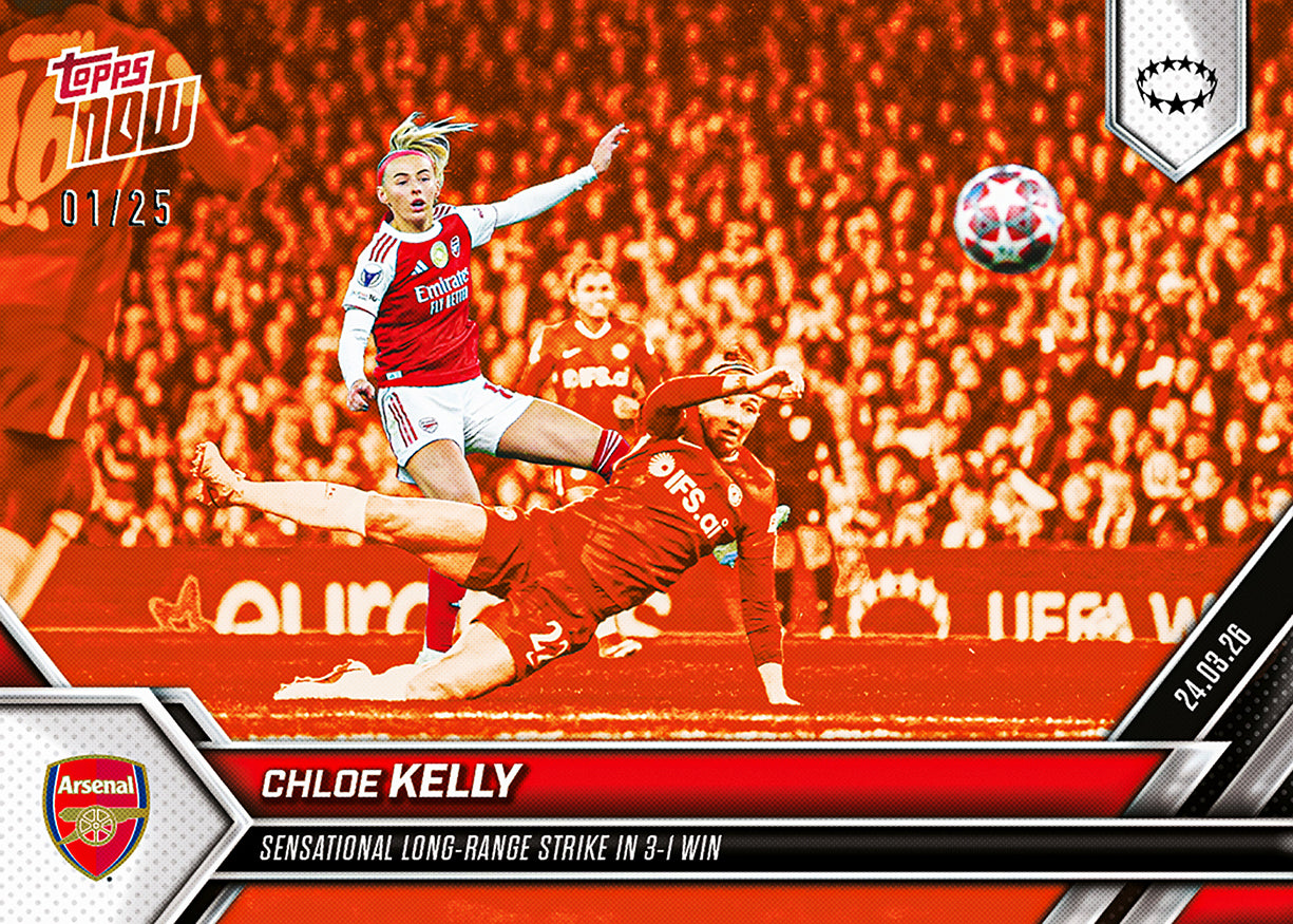 Chloe Kelly - 2025-26 UWCL Topps NOW - Card 23 - PR: 534 - Image 5