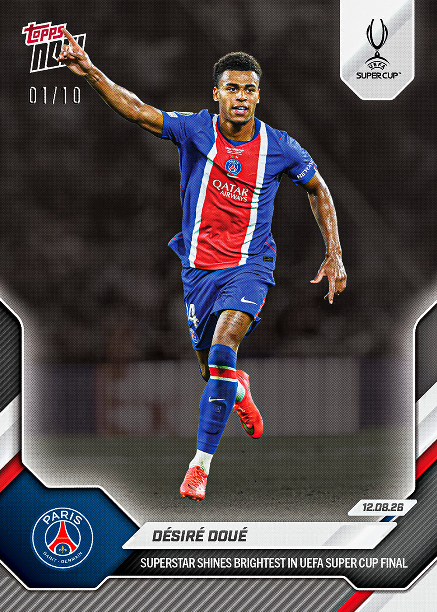 Désiré Doué - 2026-27 UCL Topps NOW Card 2 - PR: 2997 - Image 6