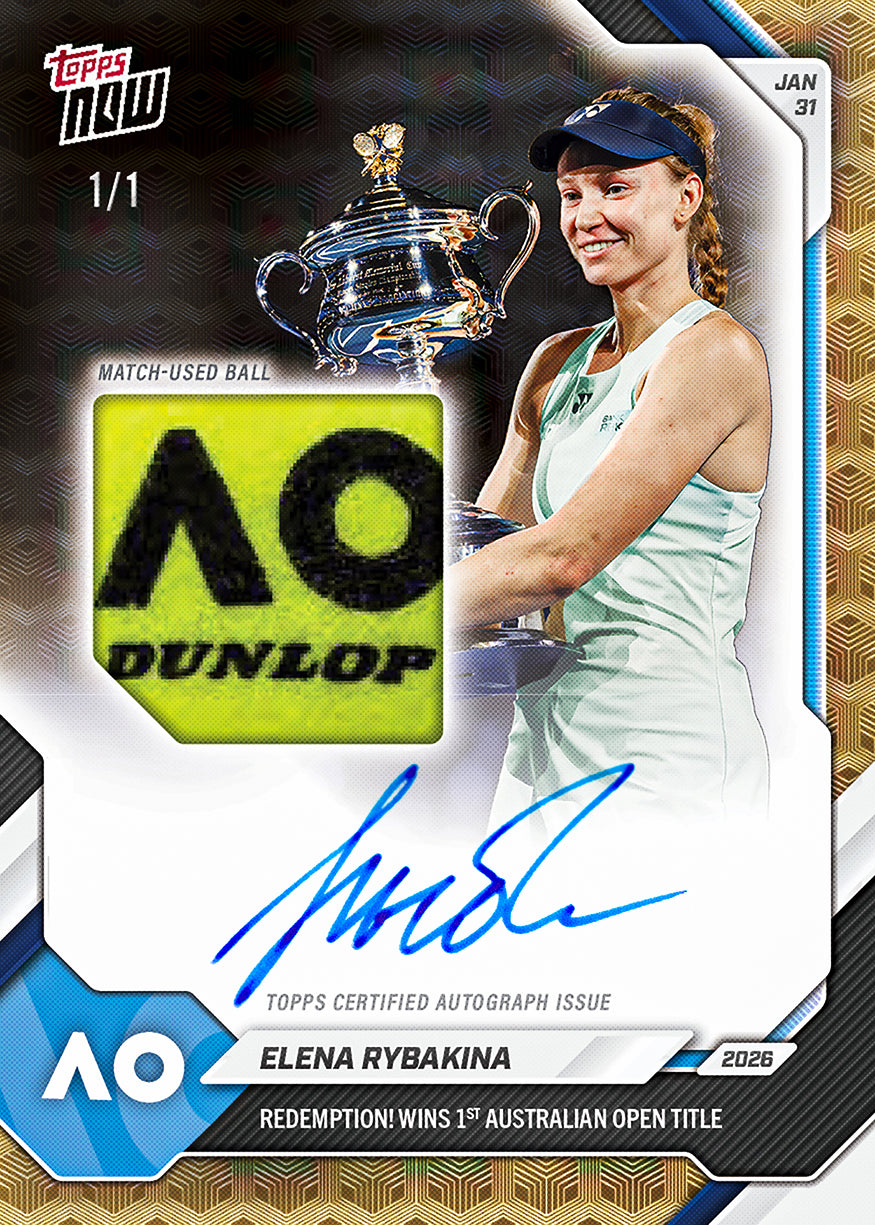 Elena Rybakina - 2026 Topps NOW Tennis - Card 10 - PR: 3052 - Image 2