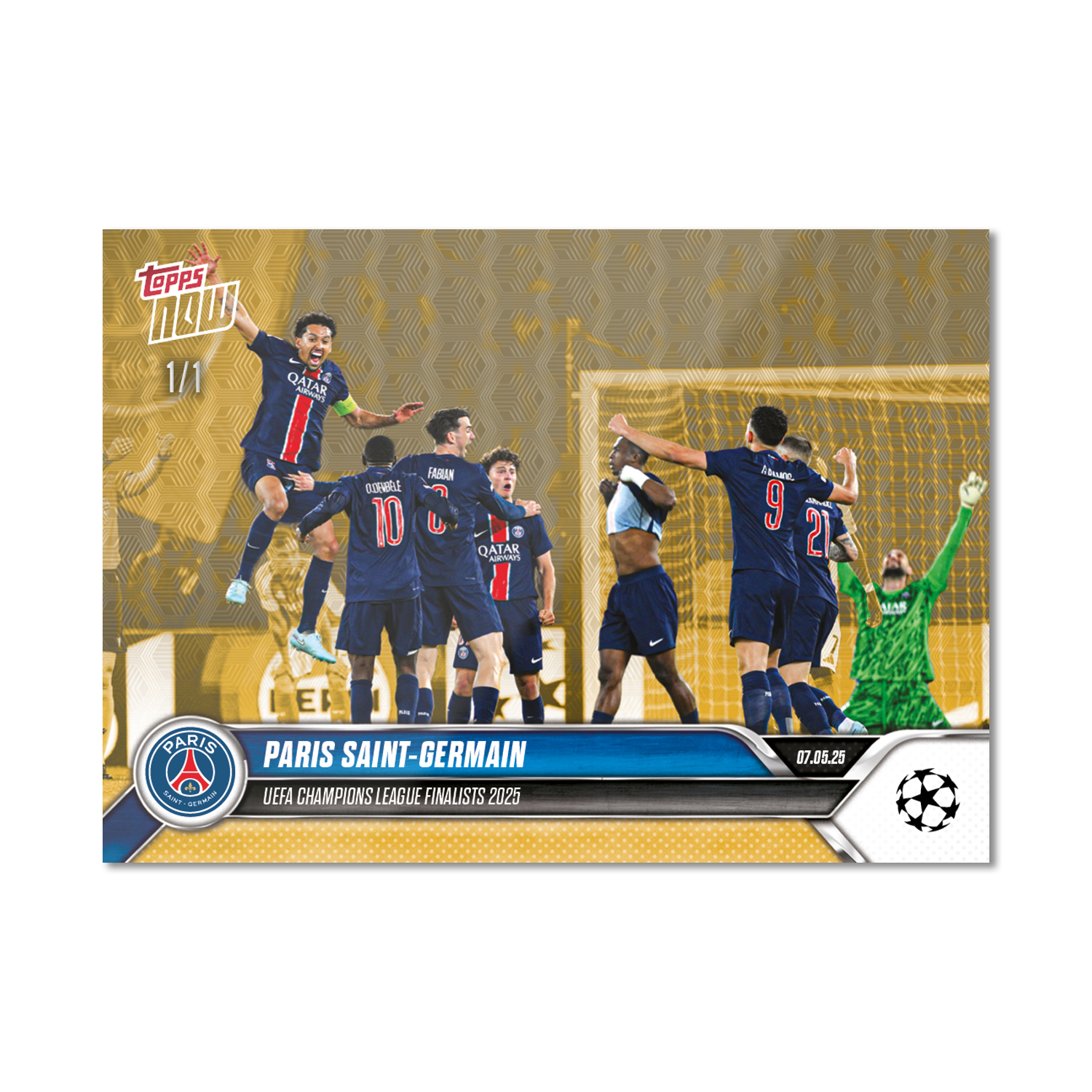 Paris Saint-Germain - 2024-25 UCL Topps NOW - Card 157 - PR: 180 - Image 2