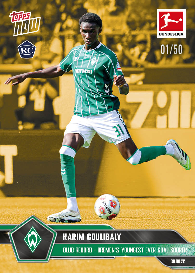 Karim Coulibaly - 2025-26 Bundesliga Topps NOW - Card 13 - PR: 480 - Image 6