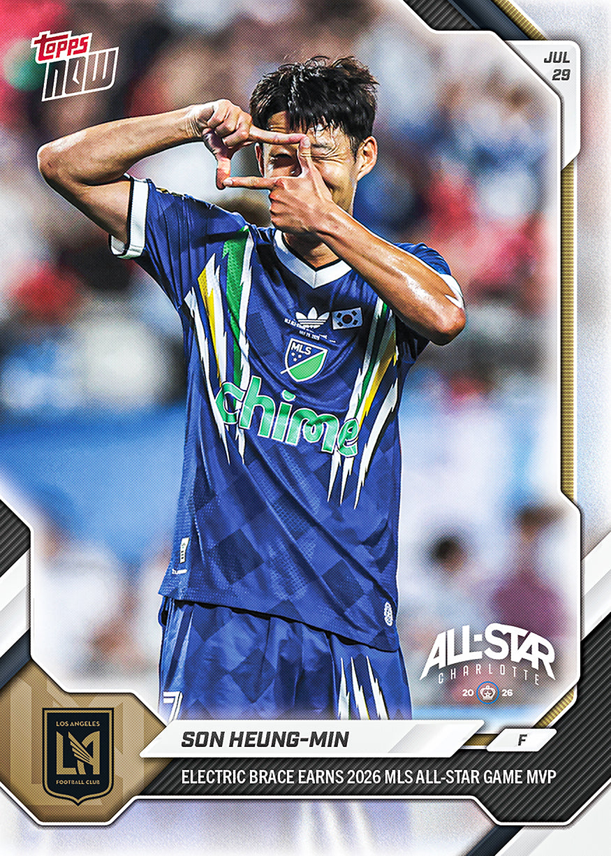 Son Heung-min - 2026 MLS Topps NOW - Card 59 - PR: 2376