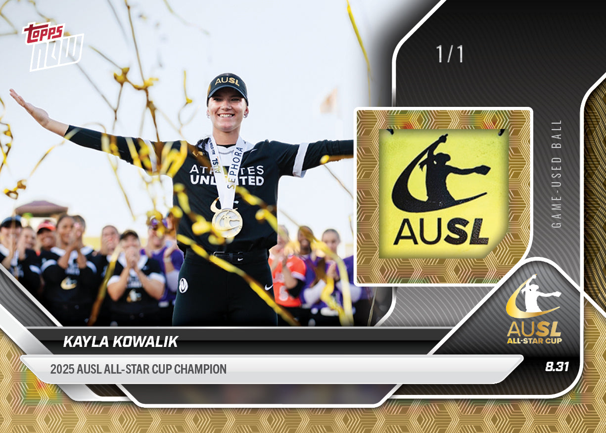 Kayla Kowalik - 2025 AUSL Topps NOW - Card 38 - LOOK FOR RELICS - PR: 893 - Image 2