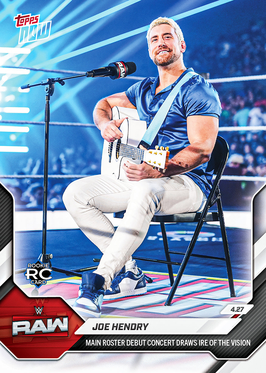Joe Hendry - 2026 WWE Topps NOW - Card 54 - PR: 1428
