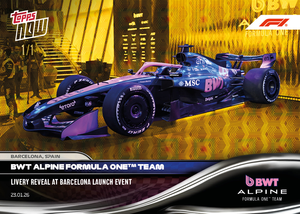 BWT Alpine F1 Team - 2026 Formula 1 Topps NOW - Card 5 - PR: 1264 - Image 3