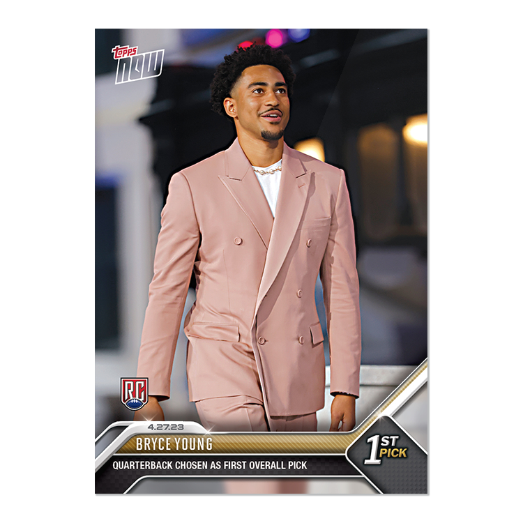 Alternative view of 3-Card Bundle - 2023 TOPPS NOW Football Cards: D1-D3