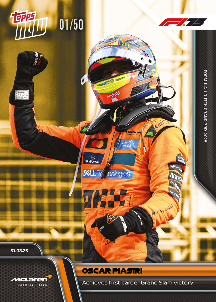 Oscar Piastri - 2025 Formula 1 Topps NOW - Card 57 - PR: 5164 - Image 6
