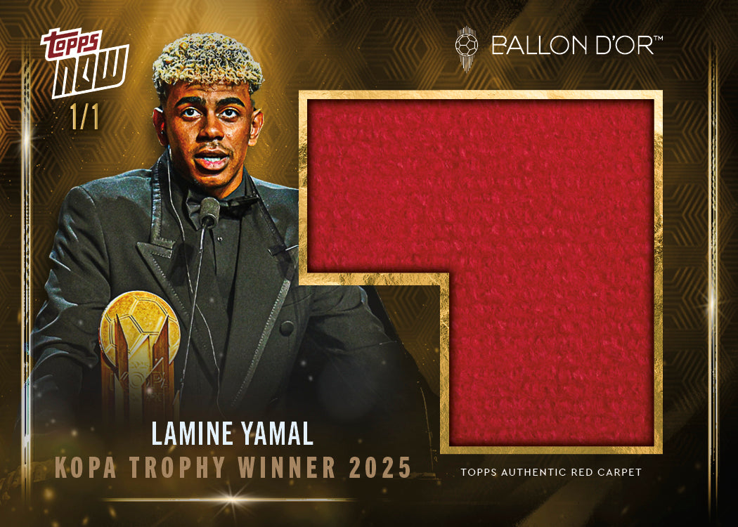 Lamine Yamal - 2025 Ballon d'Or Topps NOW - Card 6 - LOOK FOR AUTO & RELICS - PR: 13882 - Image 3