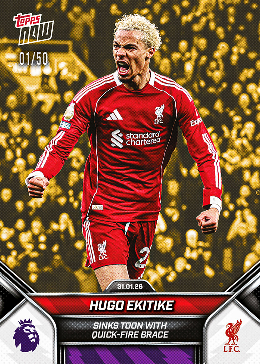 Hugo Ekitike - 2025-26 Premier League Topps NOW - Card 121 - PR: 906 - Image 6