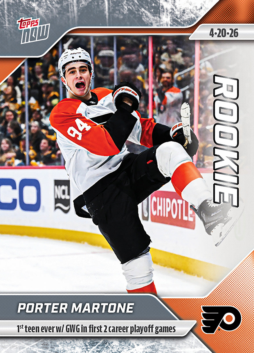 Porter Martone - 2025-26 NHL Topps NOW - Sticker # 153 Pack - PR: 3720