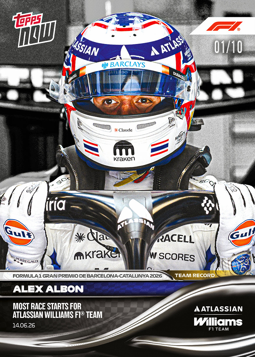Alex Albon - 2026 Formula 1 Topps NOW - Card 40 - PR: 1749 - Image 4
