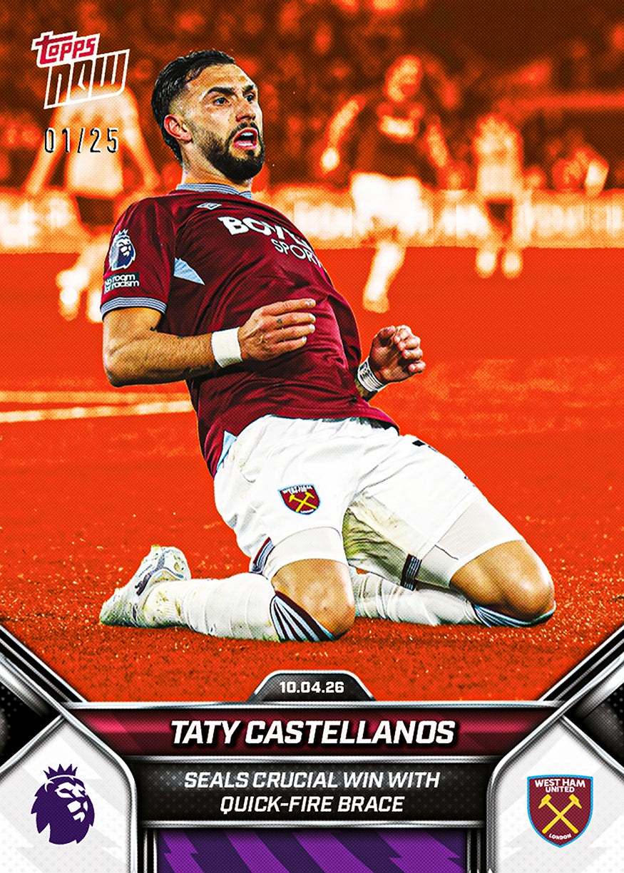 Taty Castellanos - 2025-26 Premier League Topps NOW - Card 165 - PR: 269 - Image 5