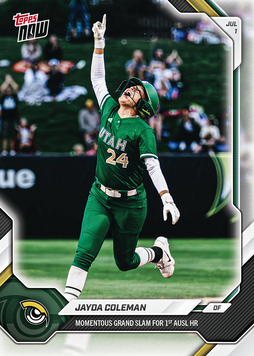 Jayda Coleman - 2026 AUSL Topps NOW - Card 28 - PR: 721