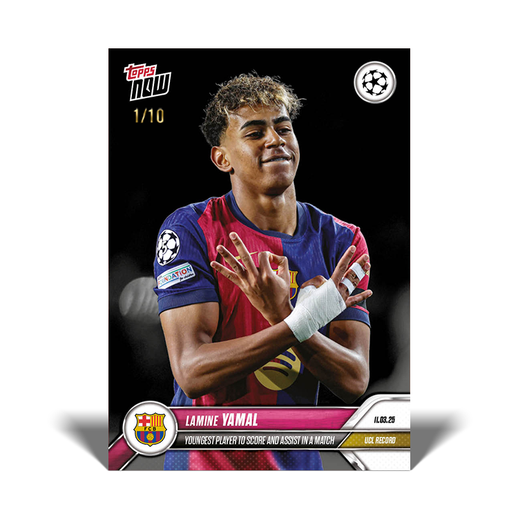 Lamine Yamal - 2024-25 UCL Topps NOW Card 121 - PR: 3742 - Image 6