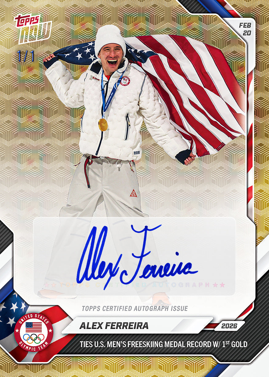 Alex Ferreira - 2026 Olympics Topps NOW - Card 17 - PR: 1181 - Image 2