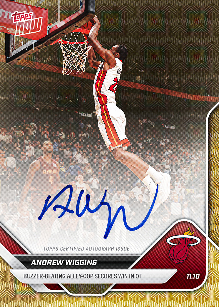 Andrew Wiggins - 2025-26 NBA Topps NOW - Card 48 - PR: 553 - Image 2
