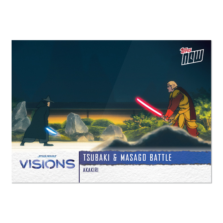 Alternative view of 2021 Star Wars Visions TOPPS NOW - 5-Card Pack - Akakiri - PR: 484