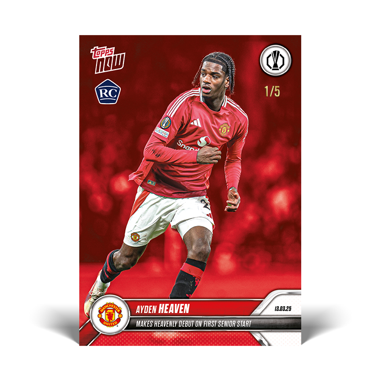Ayden Heaven - 2024-25 UEL Topps NOW Card 25 - PR: 693 - Image 4