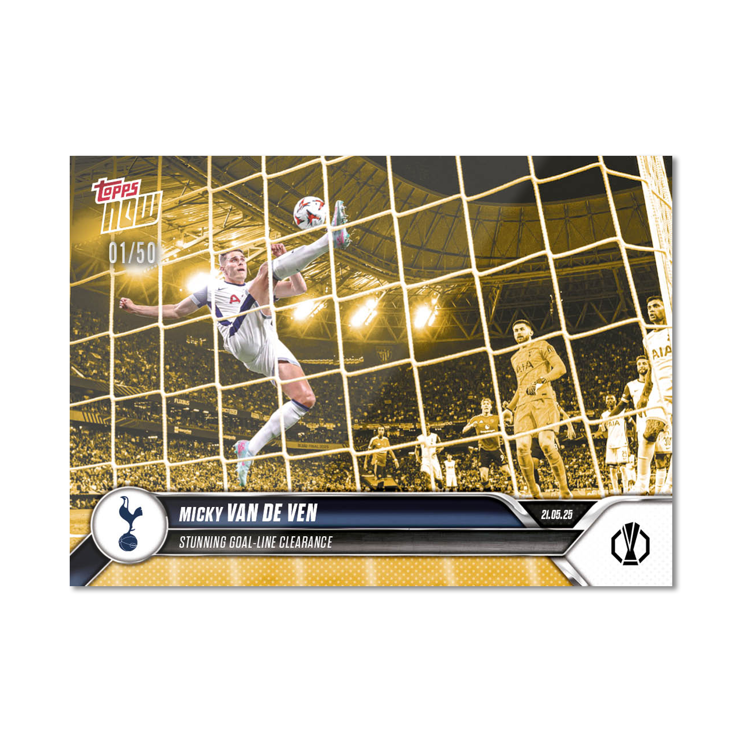 Micky van de Ven - 2024-25 UEL Topps NOW Card 37 - PR: 1820 - Image 6