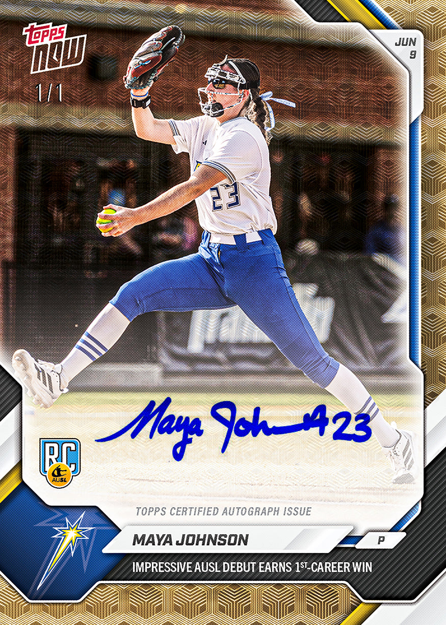 Maya Johnson - 2026 AUSL Topps NOW - Card 2 - PR: 951 - Image 2