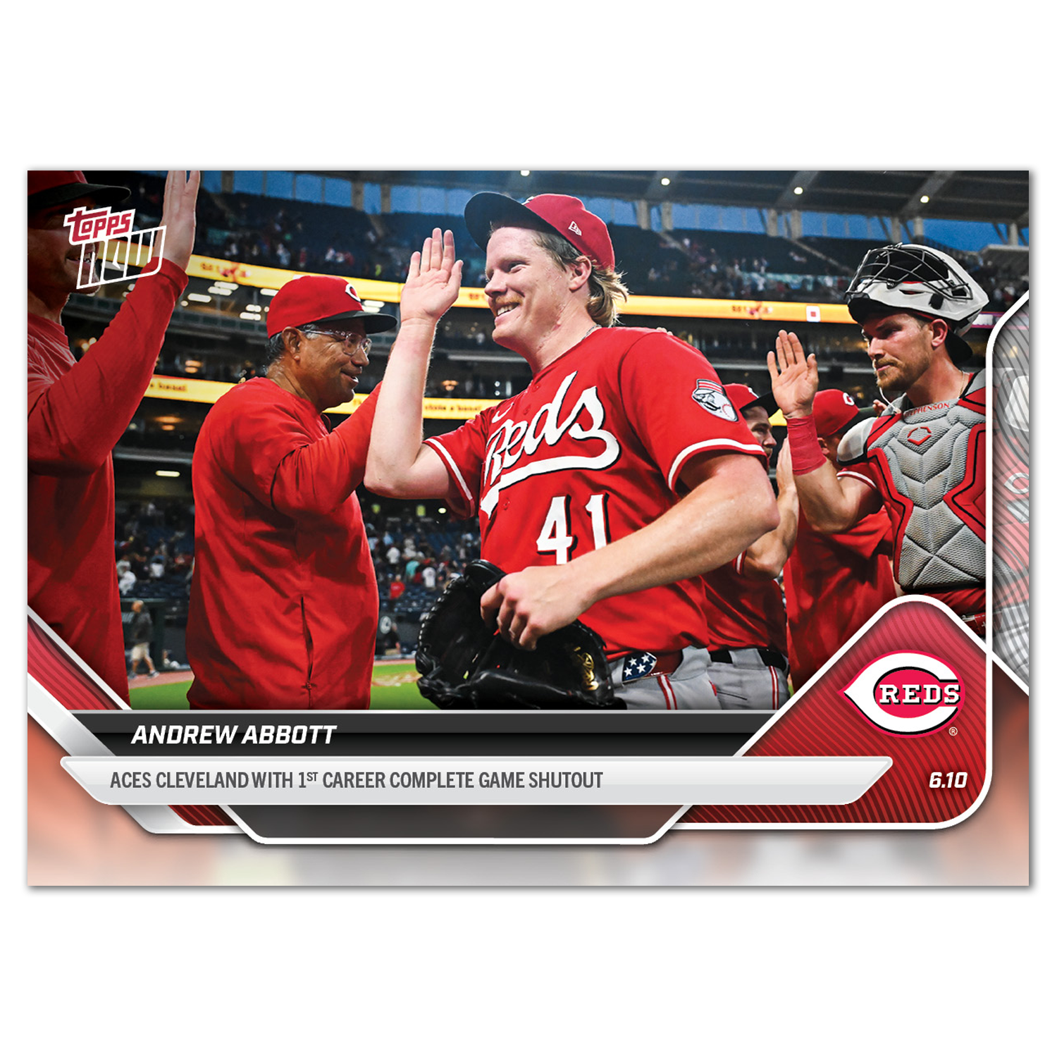Andrew Abbott - 2025 MLB Topps NOW - Card 284 - PR: 642