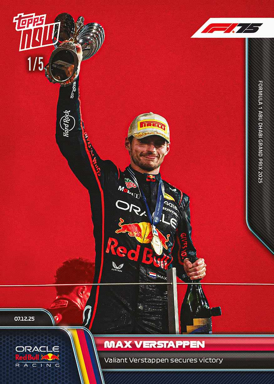 Max Verstappen - 2025 Formula 1 Topps NOW - Card 88 - PR: 3257 - Image 3