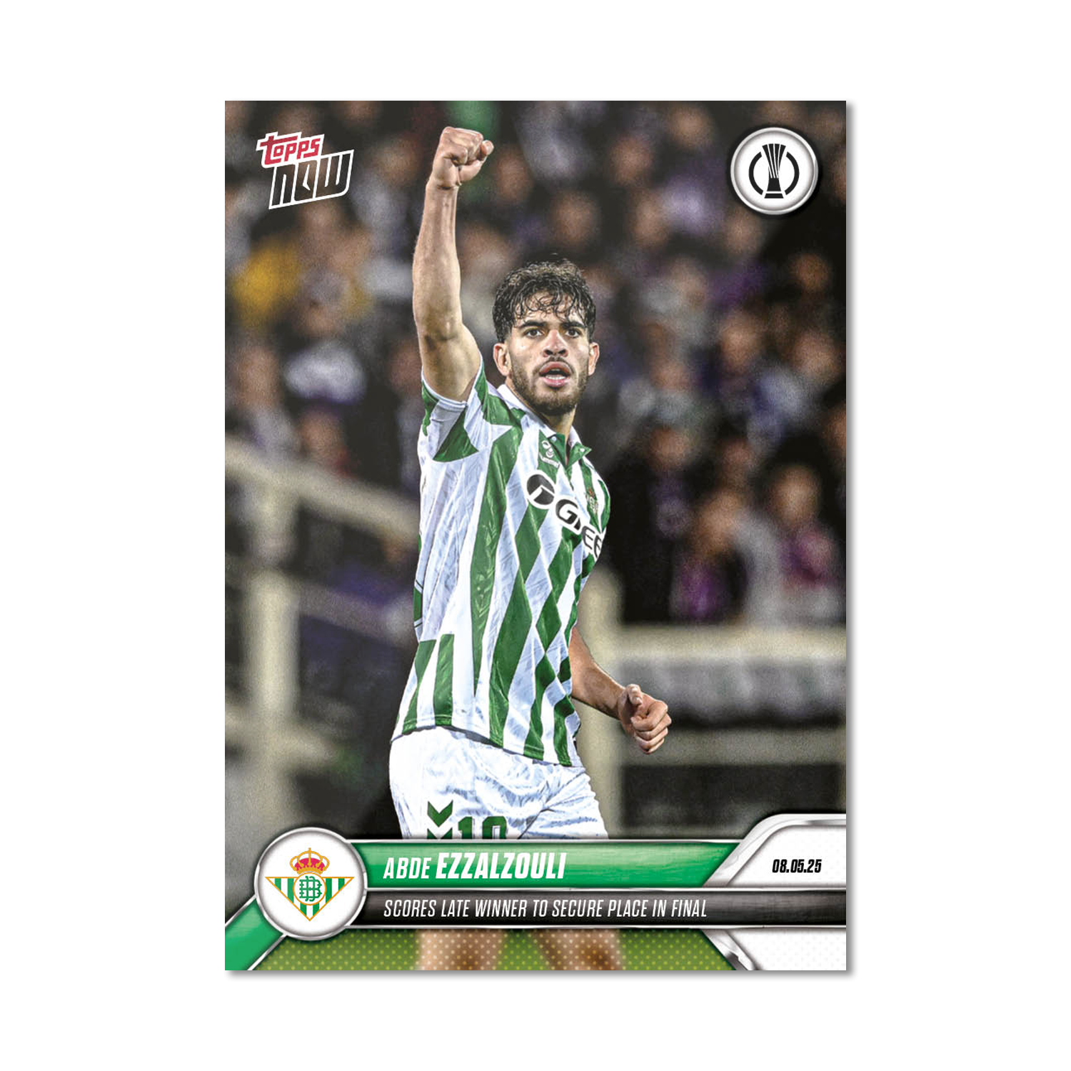 Abde Ezzalzouli - 2024-25 UECL Topps NOW - Card 12 - PR: 126