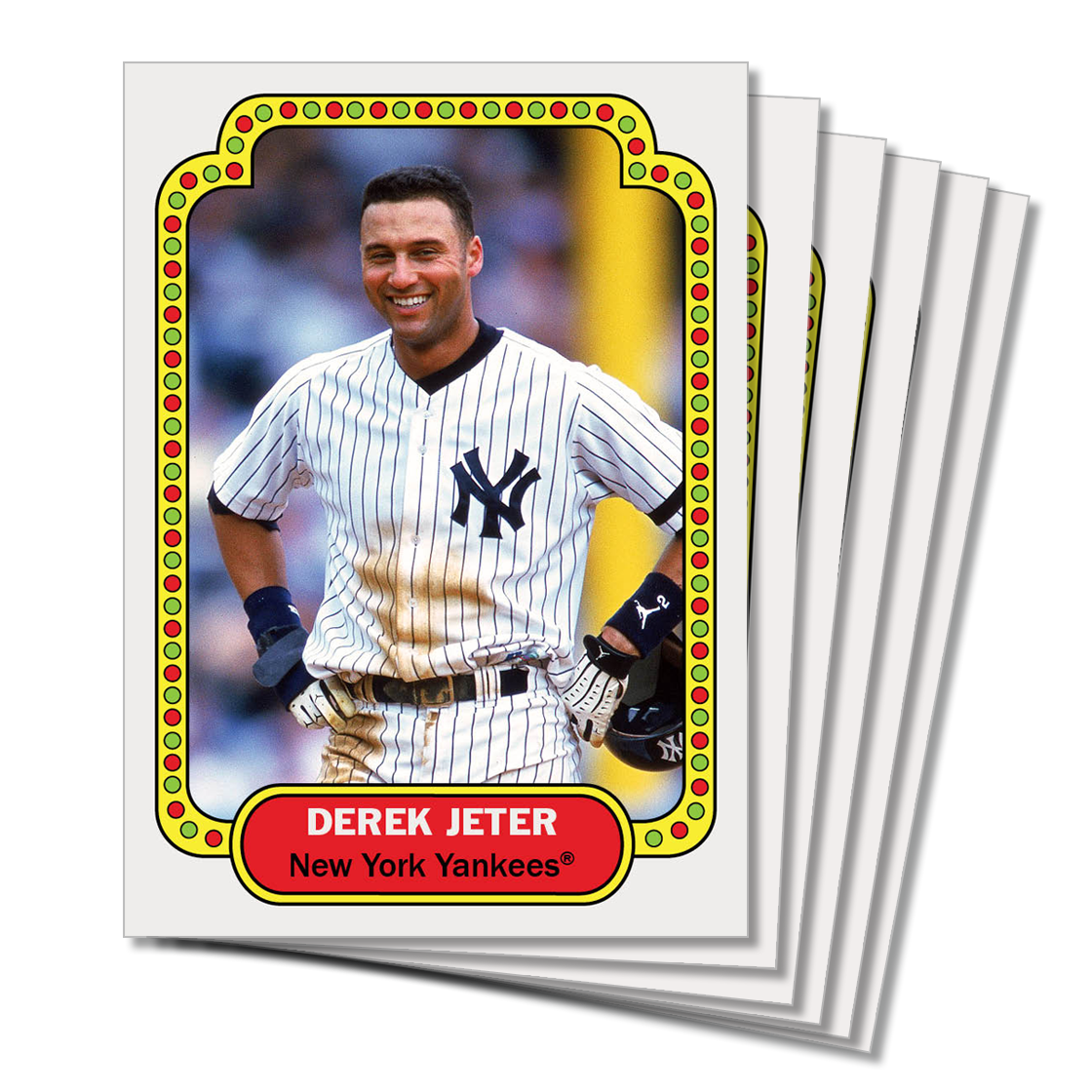 Current & Former MLB Stars - 1974 Topps Football Design - TBT Set 26 - Print Run: 626