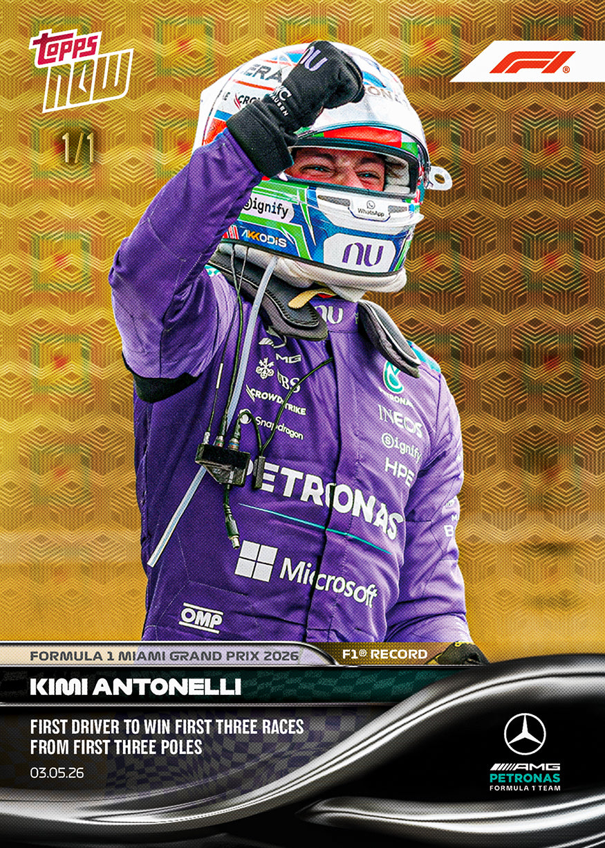 Kimi Antonelli - 2026 Formula 1 Topps NOW - Card 25 - PR: 15669 - Image 2