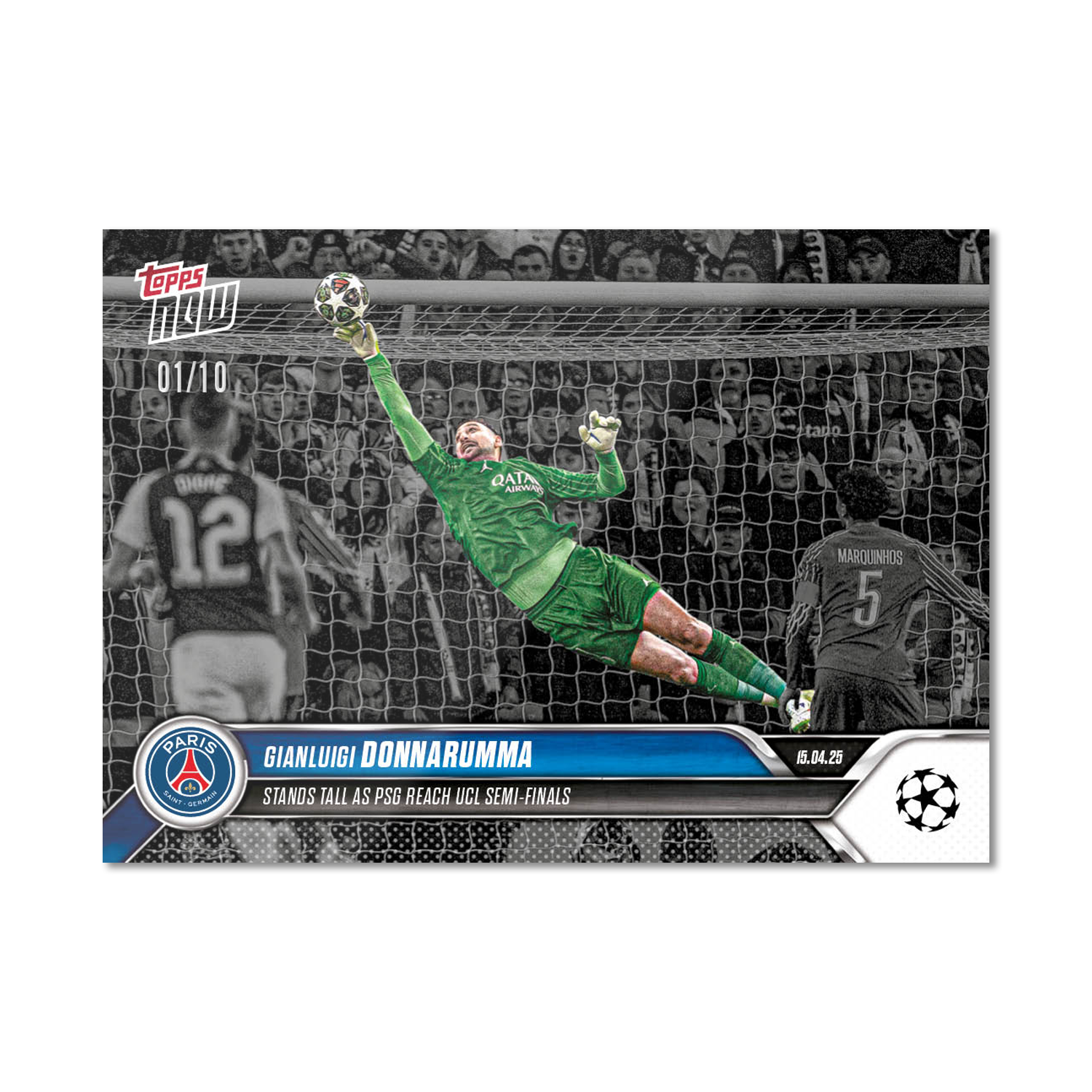 Gianluigi Donnarumma - 2024-25 UCL Topps NOW - Card 140 - PR: 169 - Image 5