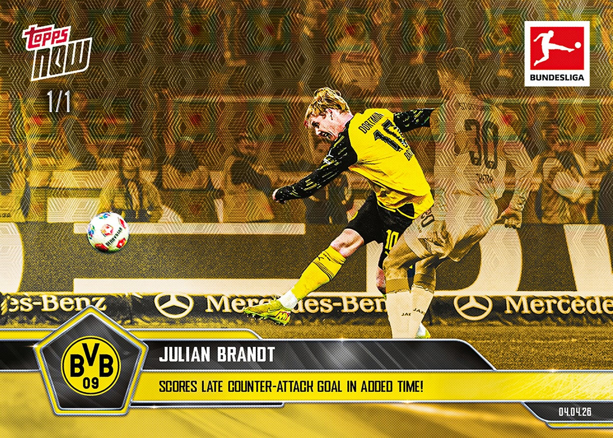 Julian Brandt - 2025-26 Bundesliga Topps NOW - Card 158 - PR: 263 - Image 2