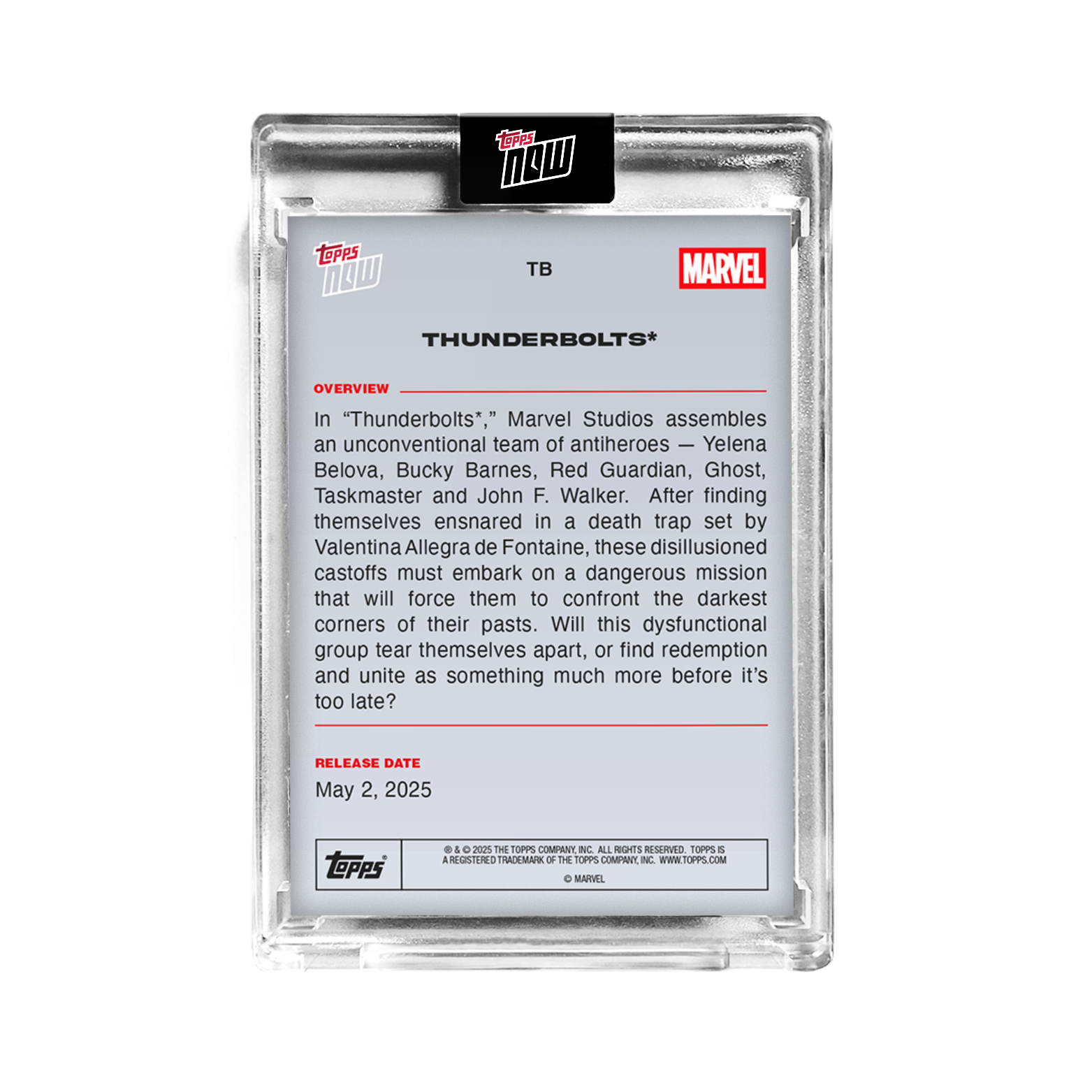 2025 Marvel Topps NOW Thunderbolts* - PR: 3042 - Image 4
