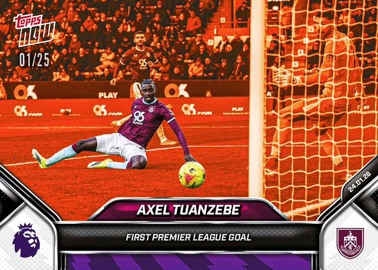 Axel Tuanzebe - 2025-26 Premier League Topps NOW - Card 116 - PR: 123 - Image 5