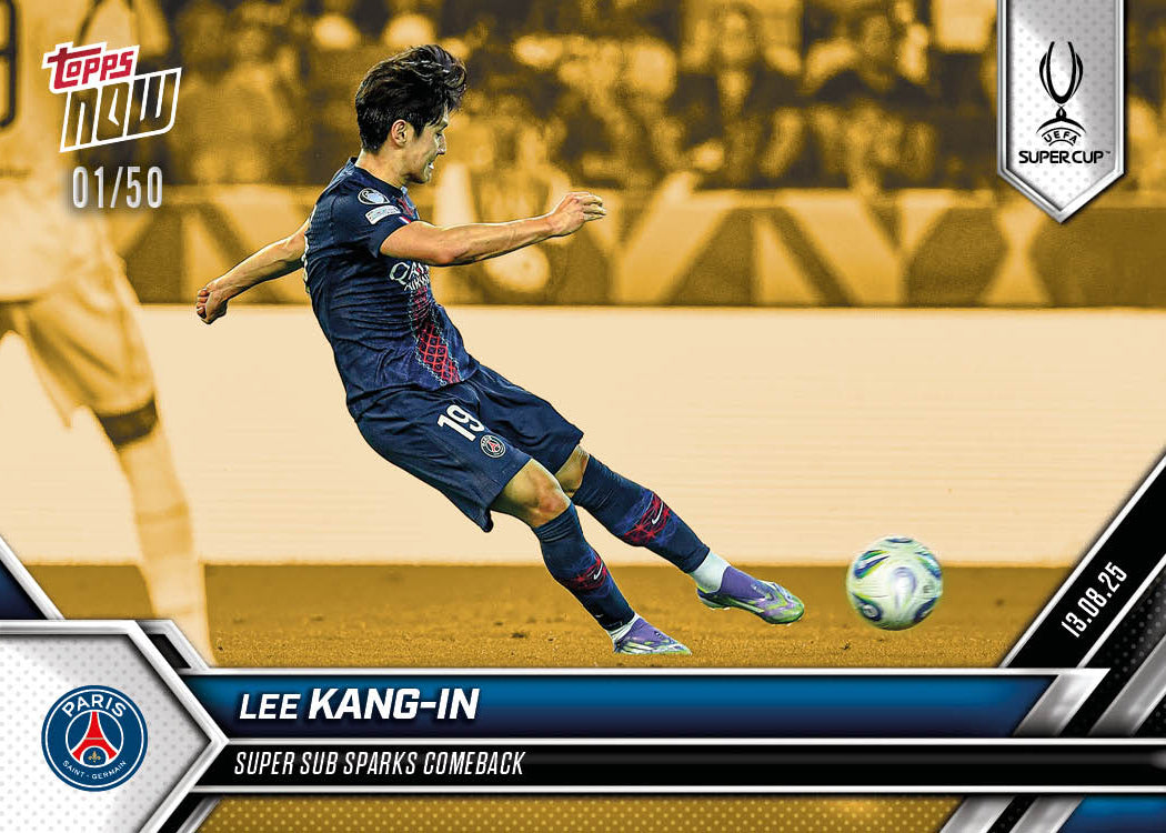 Lee Kang-in - 2025-26 UCL Topps NOW Card 4 - PR: 645 - Image 6