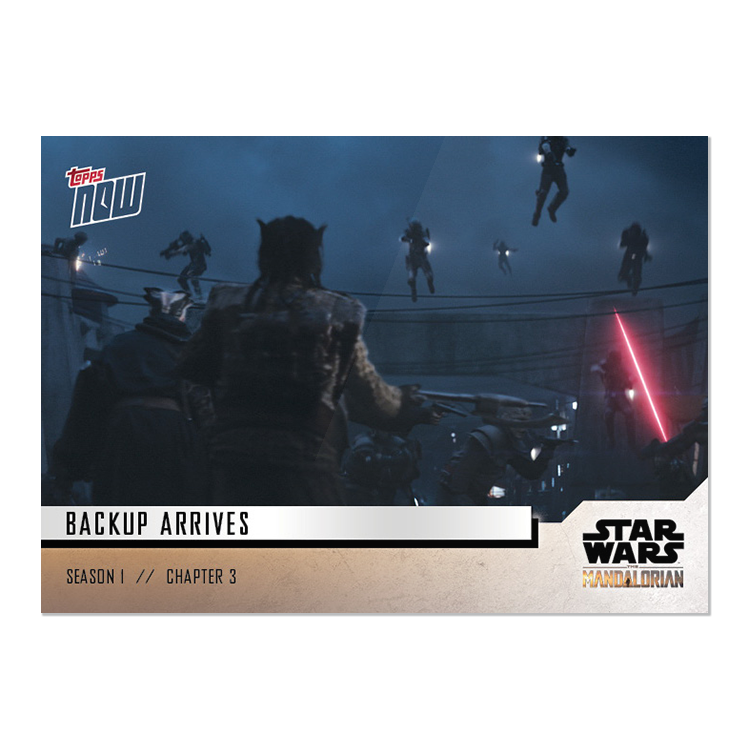 Star Wars: The Mandalorian TOPPS NOW 5-Card Pack - S1 : Chapter 3 - Print Run: 1315 - Image 8