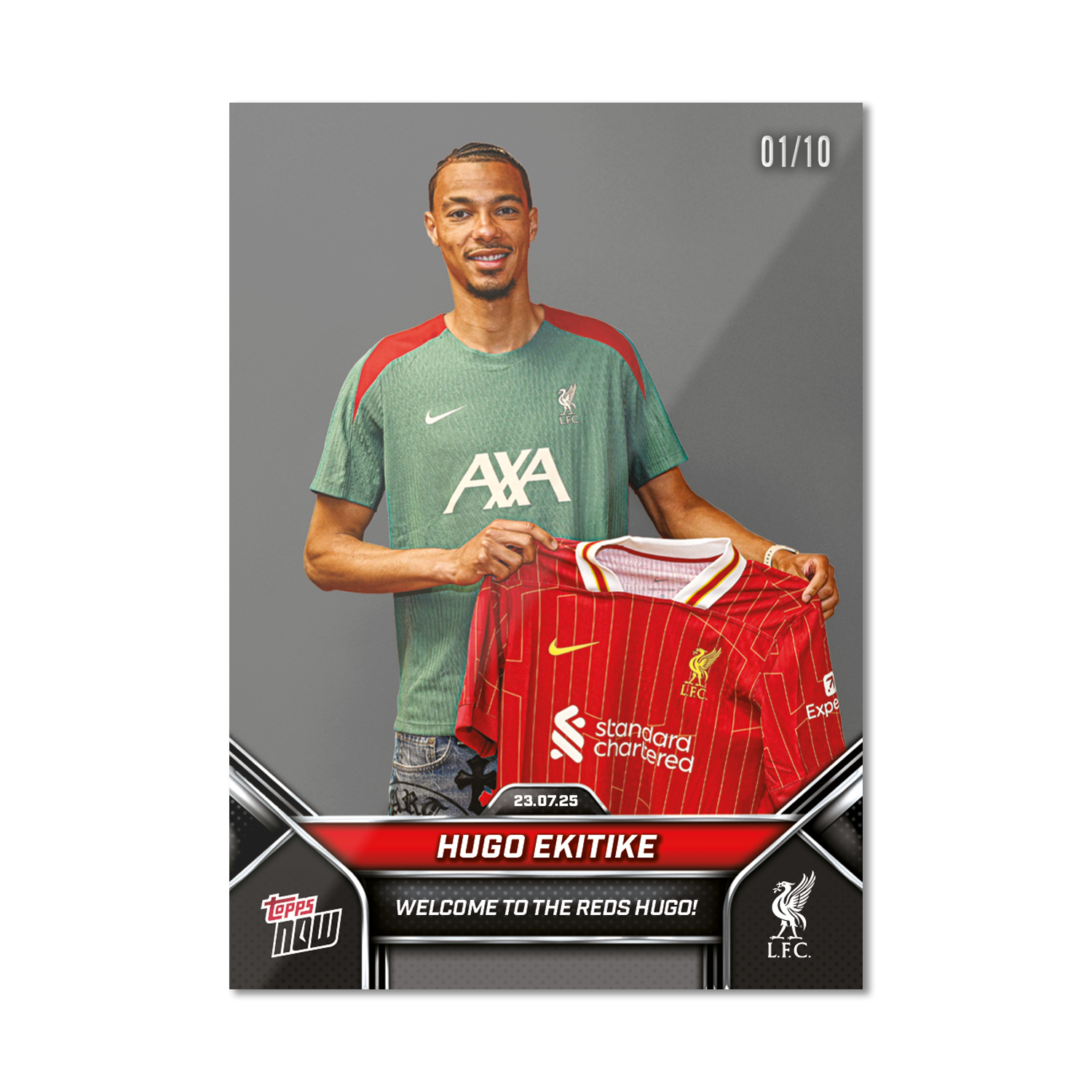 Hugo Ekitike - 2024-25 Liverpool Topps NOW - Card 2 - PR: 656 - Image 4