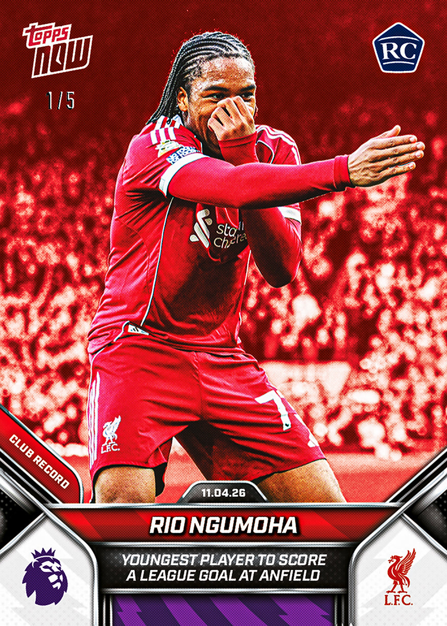 Rio Ngumoha - 2025-26 Premier League Topps NOW - Card 167 - PR: 5130 - Image 3