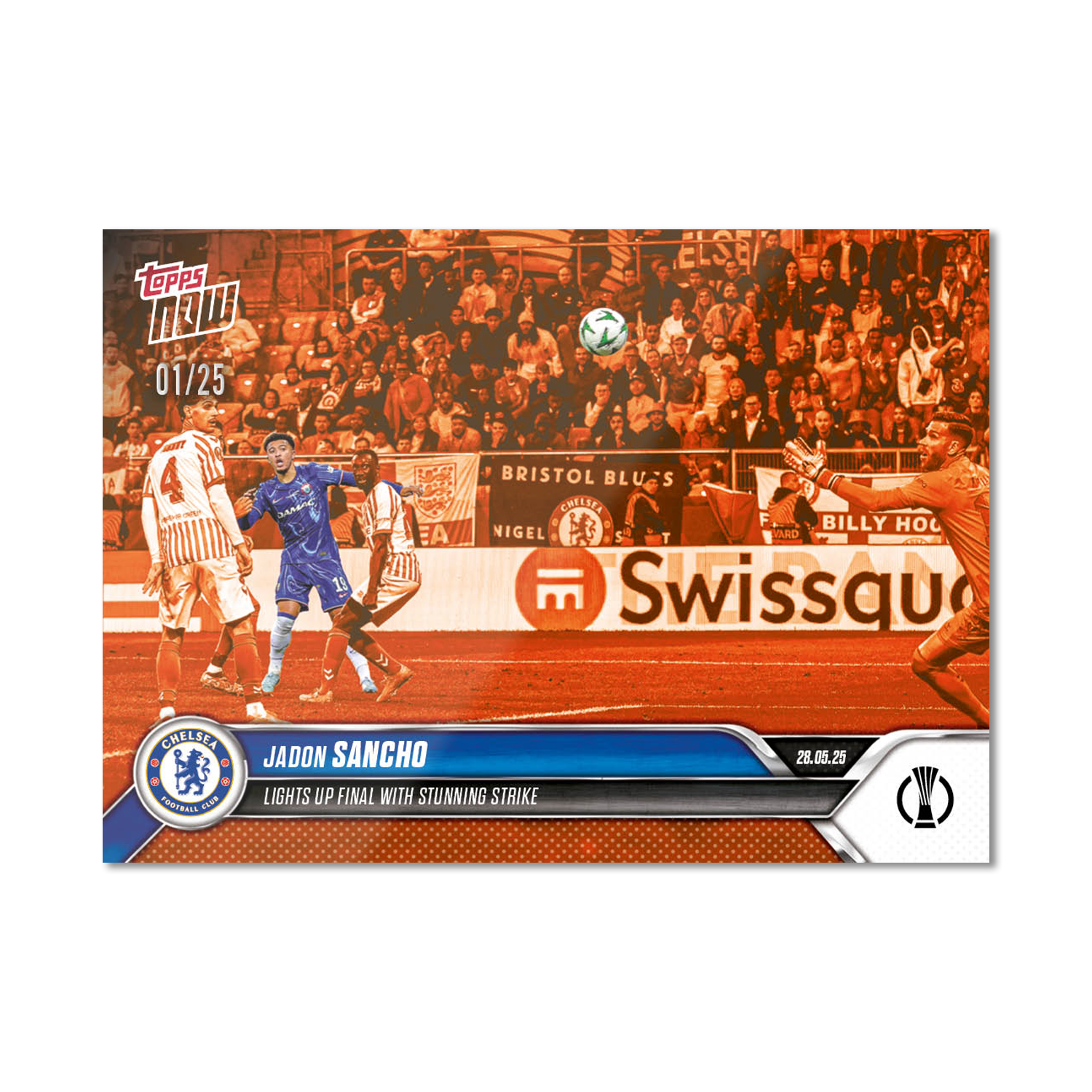 Jadon Sancho - 2024-25 UECL Topps NOW - Card 14 - PR: 334 - Image 5